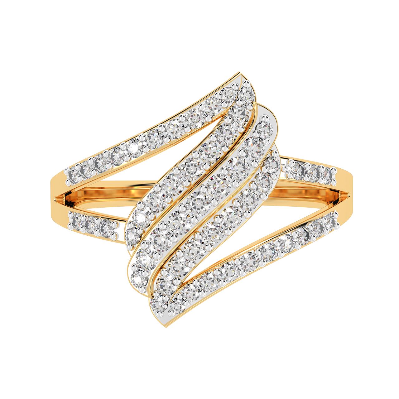 Amara Gleaming Lines Diamond Ring